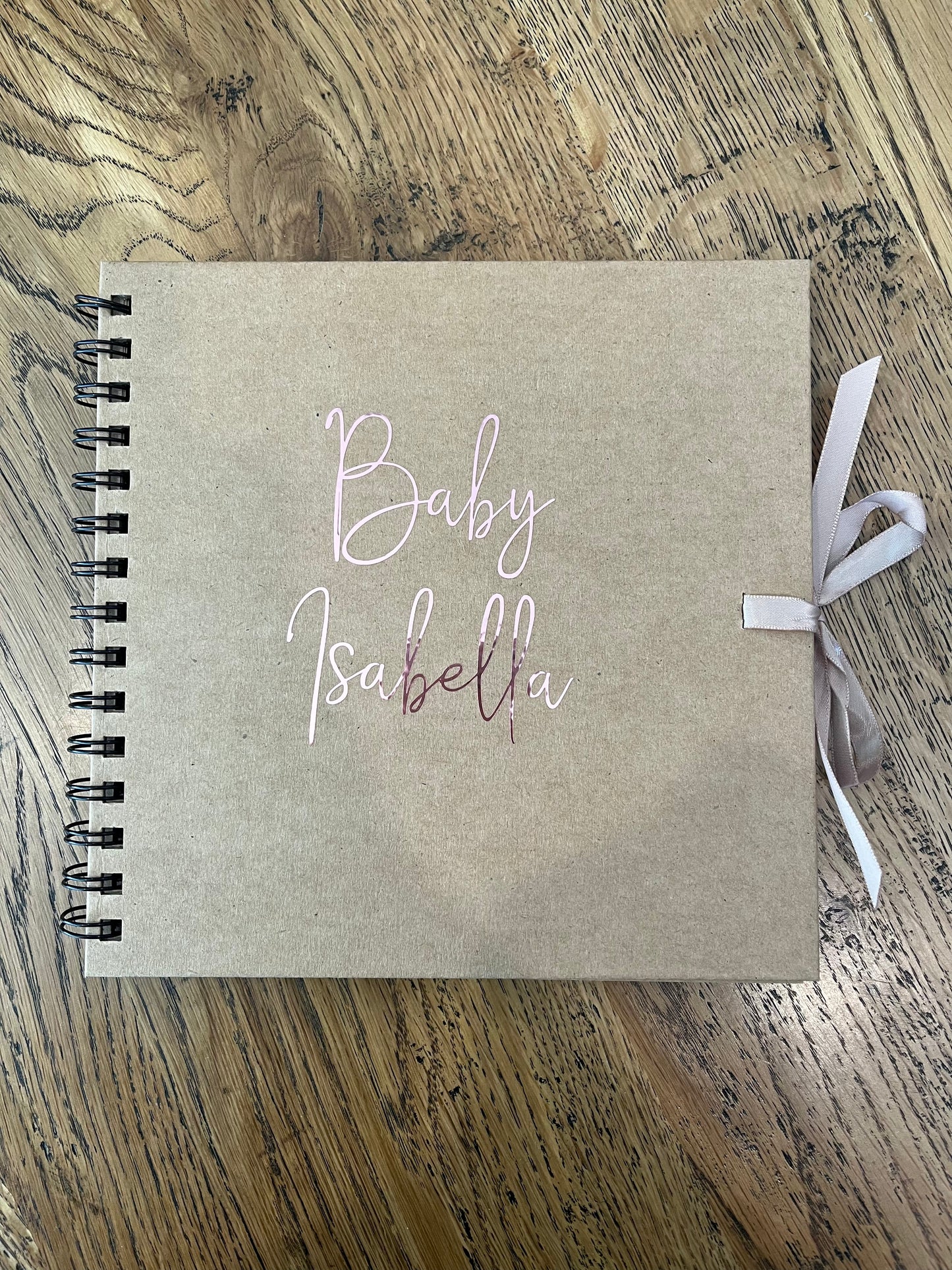 Natural Personalised Scrapbook