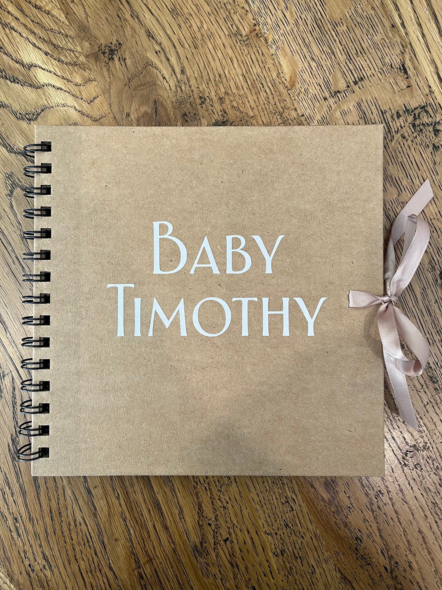Natural Personalised Scrapbook