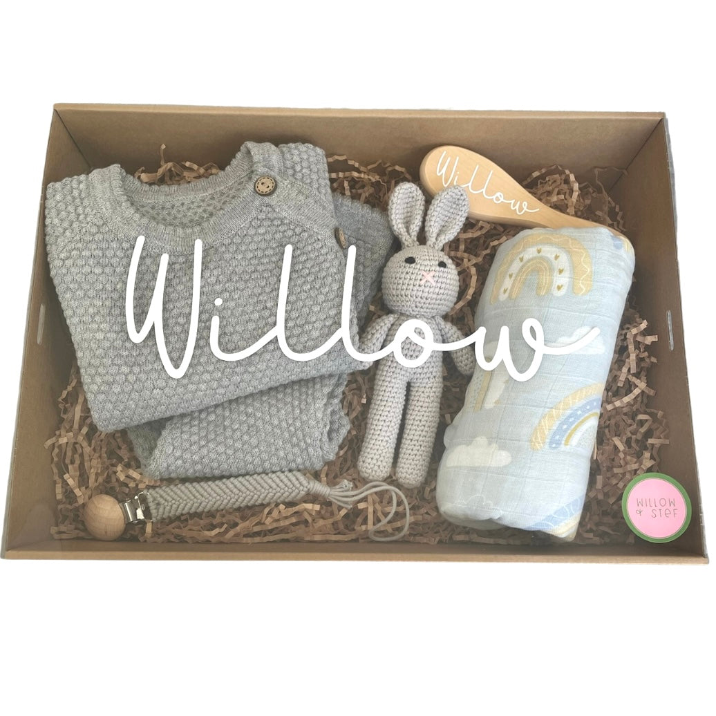 Boys Newborn Knit Box