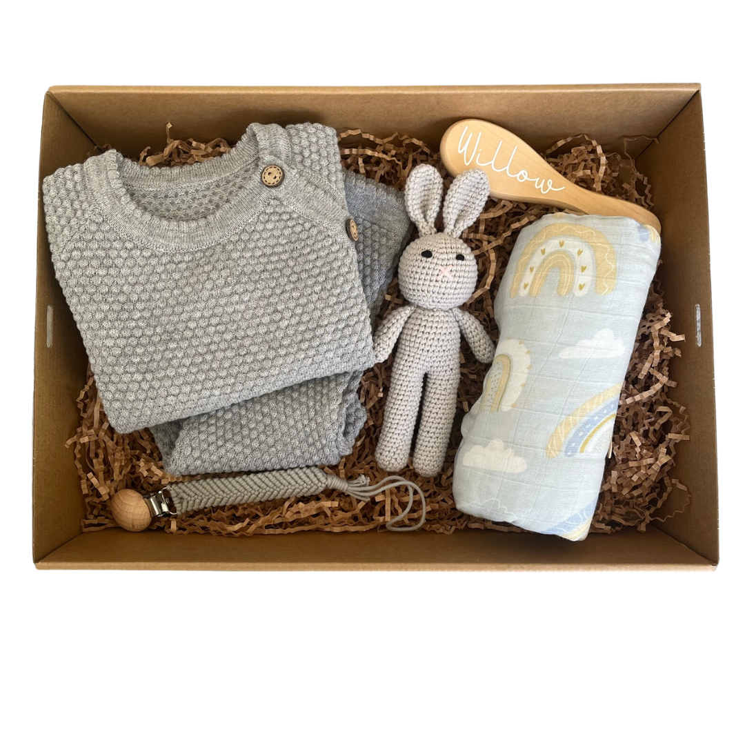 Boys Newborn Knit Box