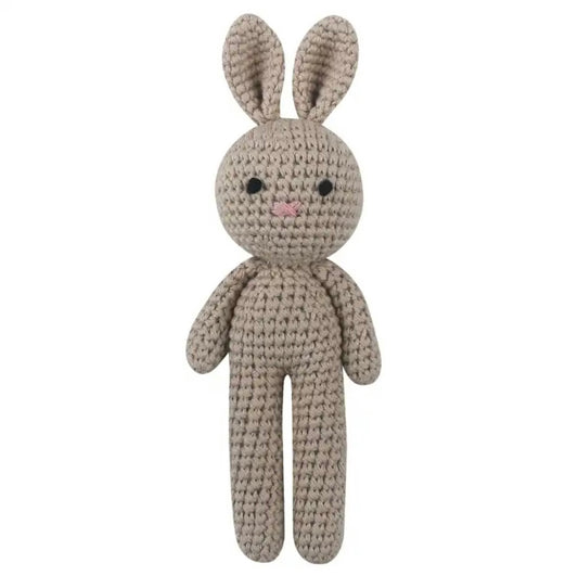 Grey Knitted Bunny