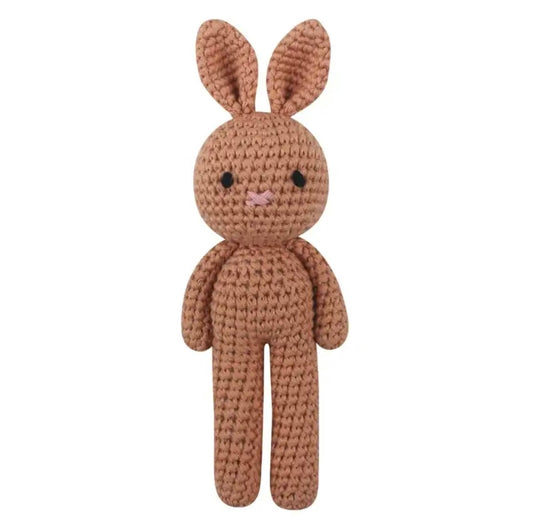 Rust Knitted Bunny