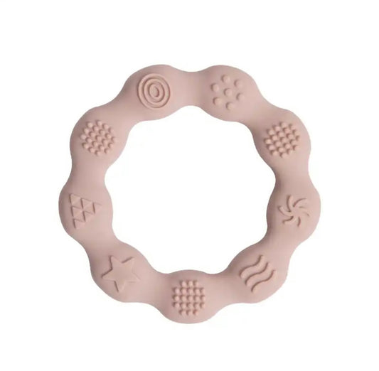 Blush Wavy Teether