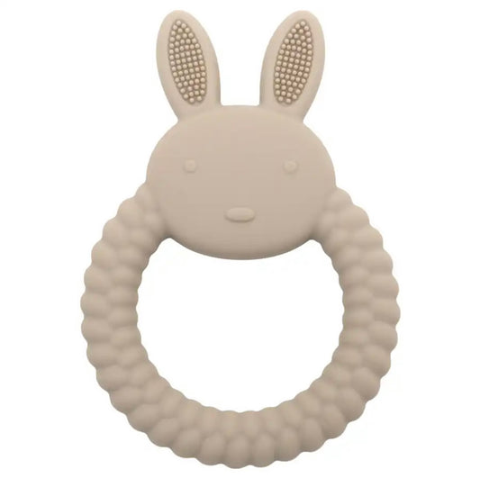 Cream Bunny Teether