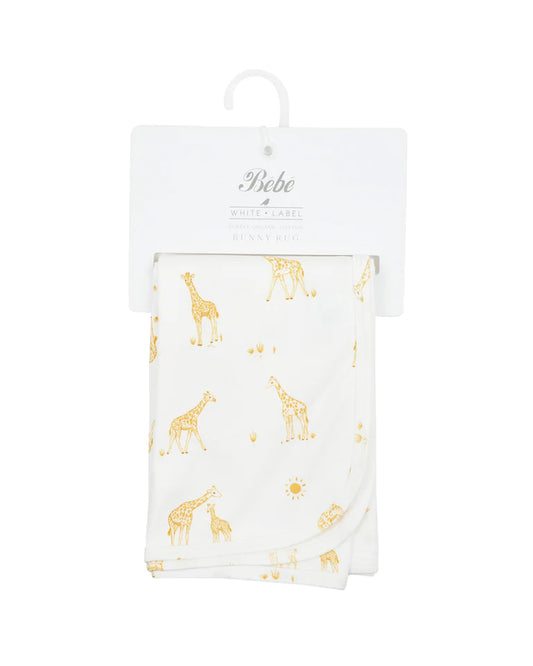 Bebe Giraffe Organic Bunny Rug