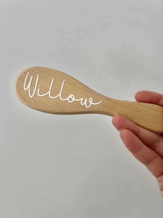 Personalised Soft Bristle Baby Brush